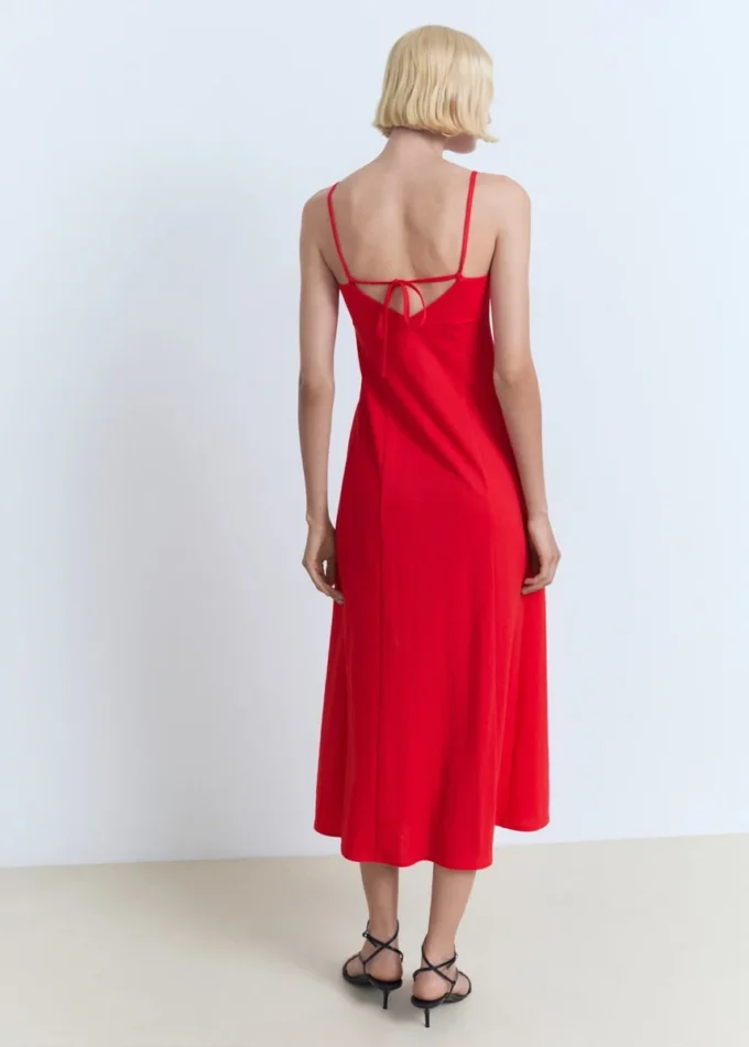 Robe midi avec nœud dans le dos Robe midi avec nœud dans le dos