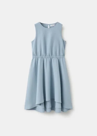 Robe midi en mélange de lin Robe midi en mélange de lin