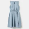 Robe midi en mélange de lin Robe midi en mélange de lin