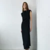 Robe midi froncée Robe midi froncée