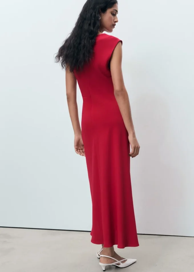 Robe midi froncée Robe midi froncée