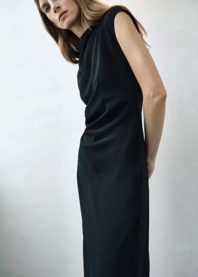Robe midi froncée Robe midi froncée