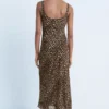Robe midi léopard Robe midi léopard