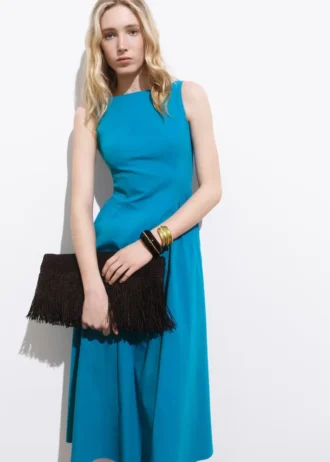 Robe midi évasée