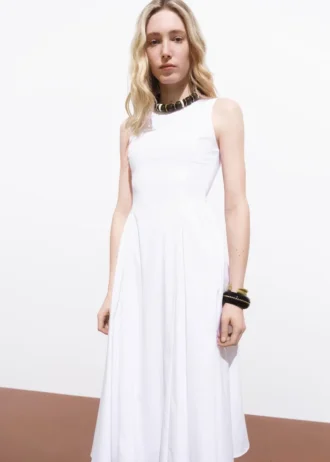 Robe midi évasée