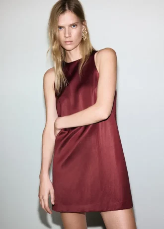 Robe à nouer en satin
