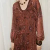 Robe oversize à imprimé cachemire Robe oversize à imprimé cachemire