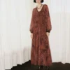 Robe oversize à imprimé cachemire Robe oversize à imprimé cachemire