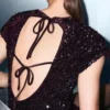 Robe à paillettes avec dos nu Robe à paillettes avec dos nu