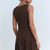 Robe plissée A-line Robe plissée A-line