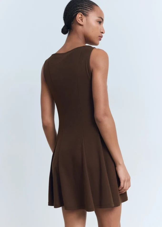 Robe plissée A-line Robe plissée A-line