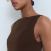 Robe plissée A-line Robe plissée A-line