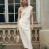 Robe plissée asymétrique Robe plissée asymétrique