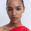 Robe plissée asymétrique Robe plissée asymétrique