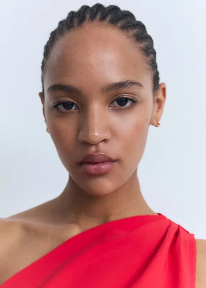 Robe plissée asymétrique Robe plissée asymétrique