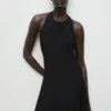 Robe plissée à dos nu Robe plissée à dos nu