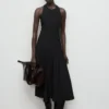 Robe plissée à dos nu Robe plissée à dos nu