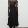 Robe plissée à dos nu Robe plissée à dos nu