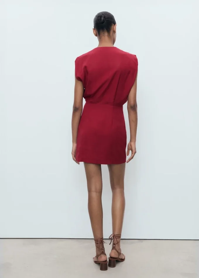 Robe portefeuille en lyocell Robe portefeuille en lyocell
