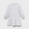Robe rayée en coton mélangé Robe rayée en coton mélangé