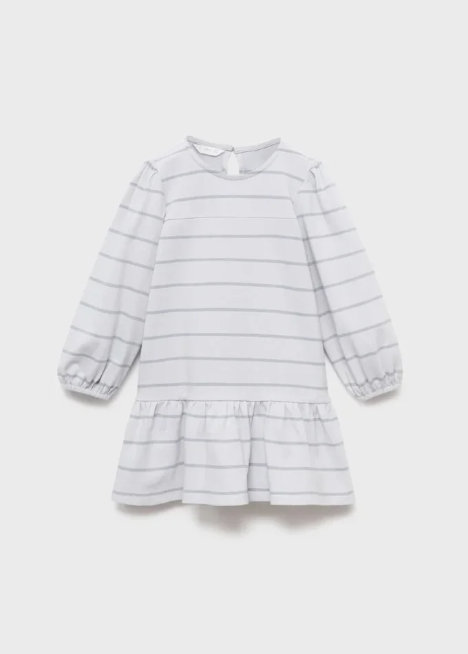 Robe rayée en coton mélangé Robe rayée en coton mélangé