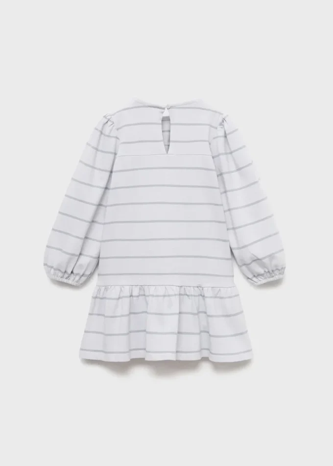 Robe rayée en coton mélangé Robe rayée en coton mélangé
