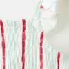 Robe à rayures et volants Robe à rayures et volants
