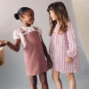Robe salopette en denim à poches