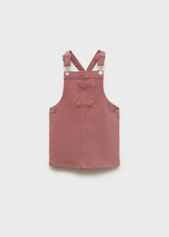 Robe salopette en denim à poches