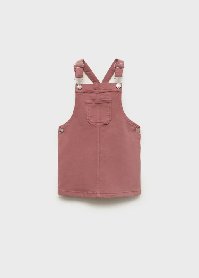 Robe salopette en denim à poches