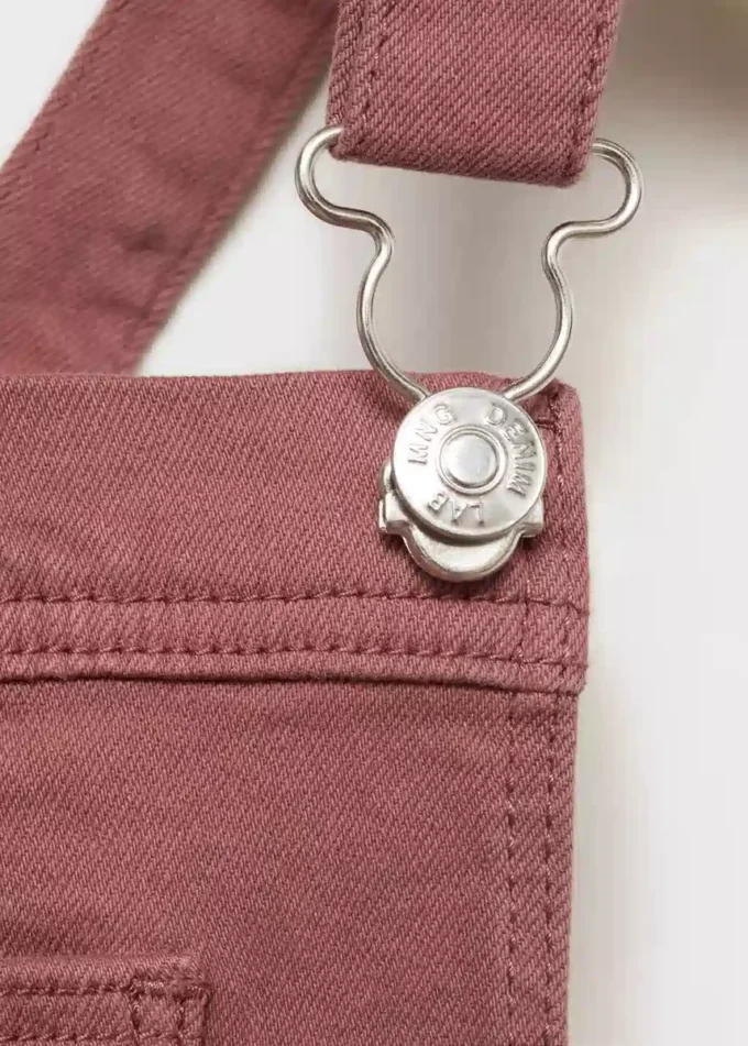 Robe salopette en denim à poches