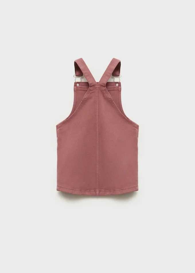 Robe salopette en denim à poches
