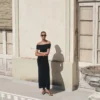 Robe sans bretelles en maille Robe sans bretelles en maille