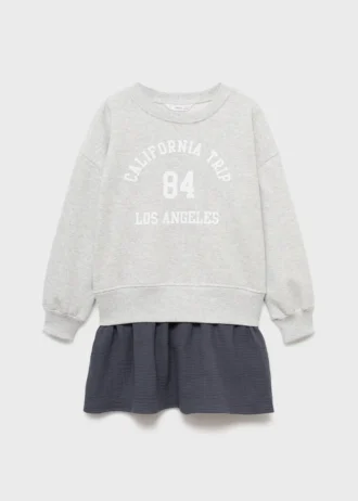 Robe sweat combinée