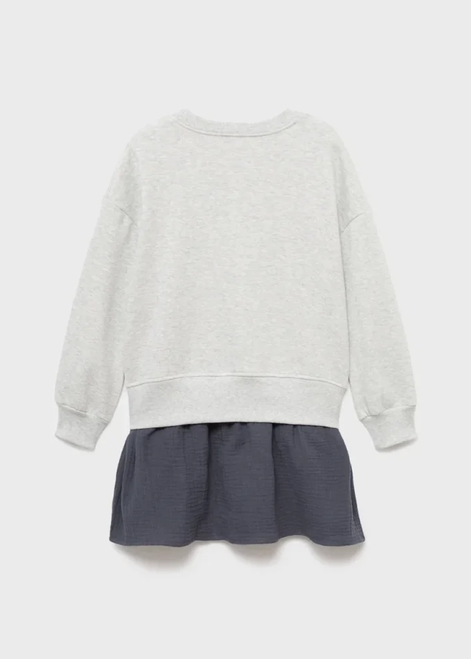 Robe sweat combinée Robe sweat combinée