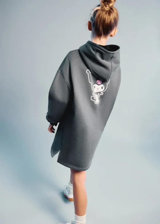 Robe sweat Kuromi Robe sweat Kuromi