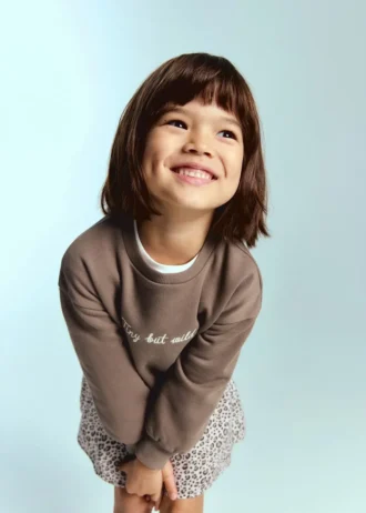 Robe sweat-shirt imprimé léopard