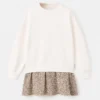 Robe sweat-shirt imprimé léopard Robe sweat-shirt imprimé léopard