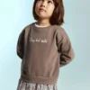 Robe sweat-shirt imprimé léopard Robe sweat-shirt imprimé léopard