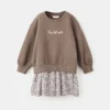 Robe sweat-shirt imprimé léopard Robe sweat-shirt imprimé léopard