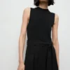 Robe tissée combinée avec ceinture Robe tissée combinée avec ceinture