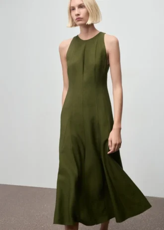 Robe trapèze avec godets