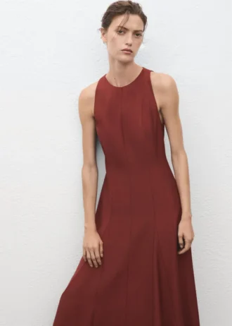 Robe trapèze avec godets