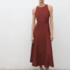 Robe trapèze avec godets Robe trapèze avec godets