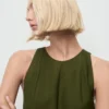 Robe trapèze avec godets Robe trapèze avec godets