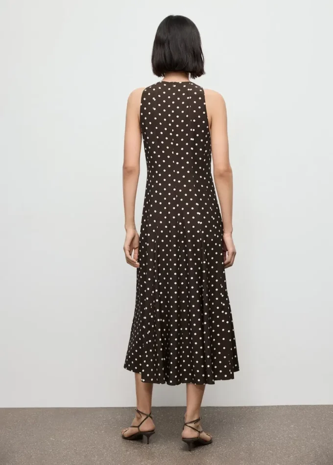 Robe trapèze à pois Robe trapèze à pois