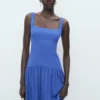 Robe évasée en coton Robe évasée en coton