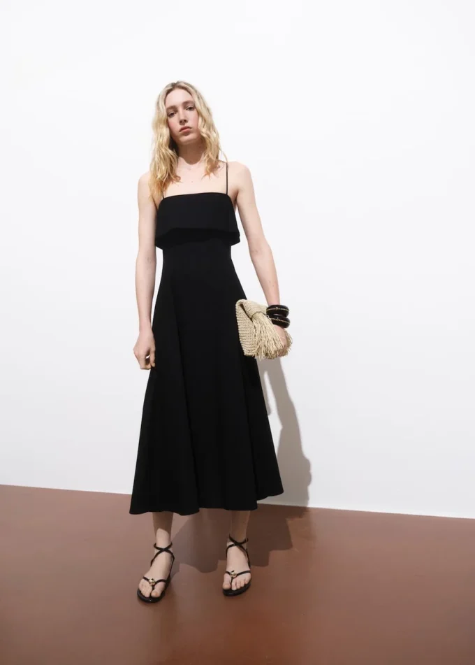 Robe évasée en coton Robe évasée en coton