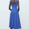 Robe évasée en coton Robe évasée en coton