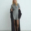 Robe évasée en maille fine Robe évasée en maille fine